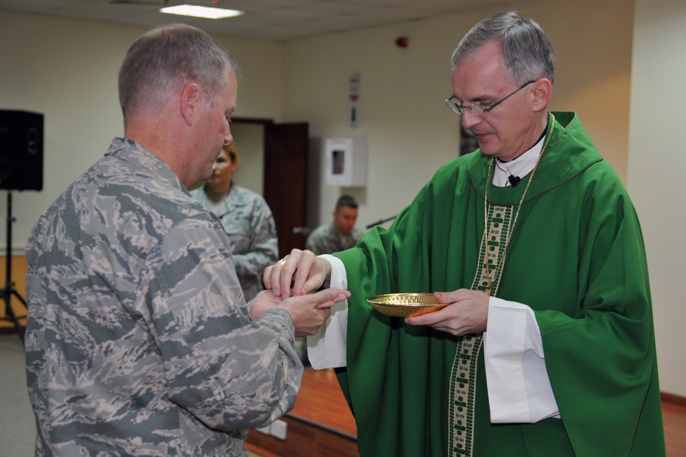 Chaplains deployed at an undisclosed location