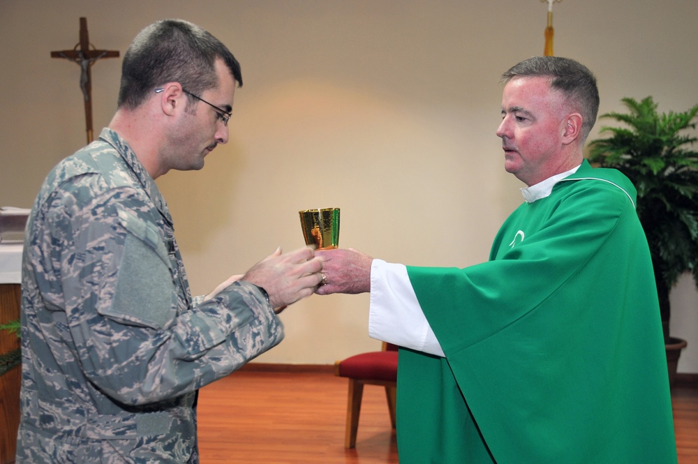Chaplains deployed at an undisclosed location