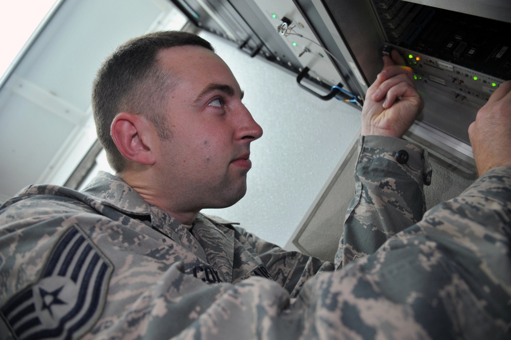 Communications deployed at an undisclosed location