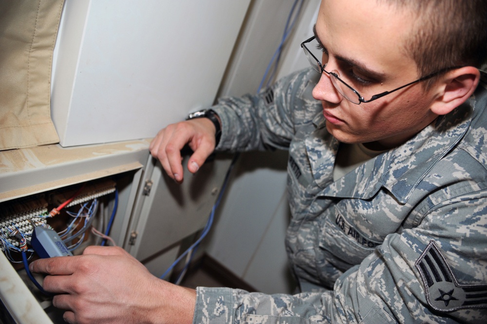 Communications deployed at an undisclosed location