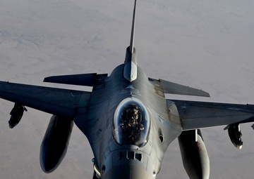 KC-135 Stratotanker refueling mission