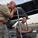 Deployed aircraft maintenance at an undisclosed location