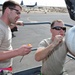 Deployed aircraft maintenance at an undisclosed location