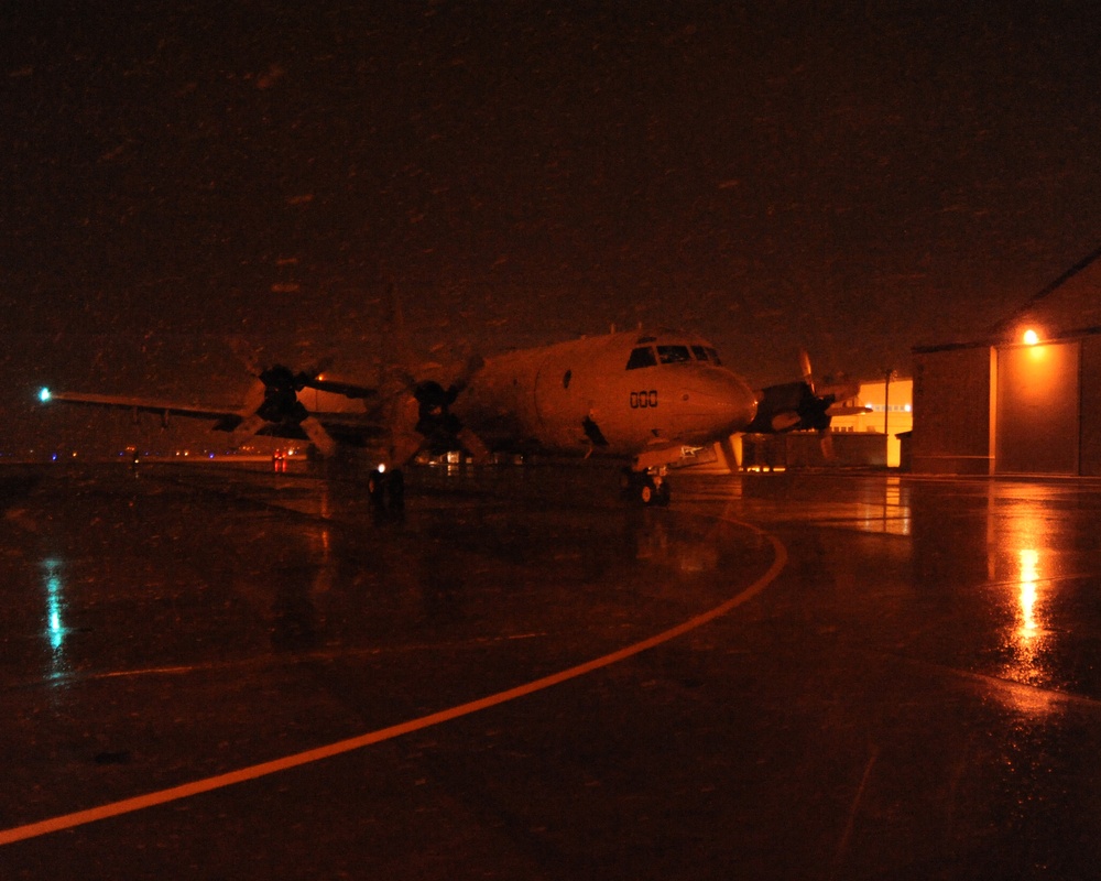 P-3 aircraft arrives at Naval Air Facility Misawa, Japan