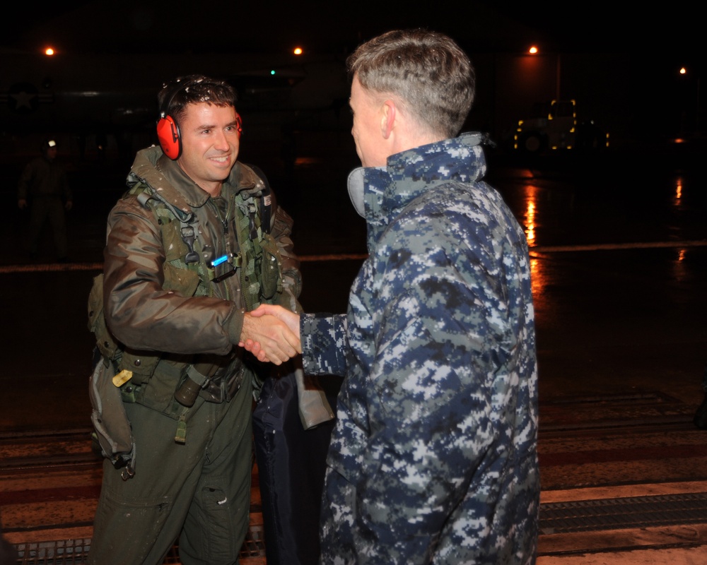 P-3 aircraft arrives at Naval Air Facility Misawa, Japan