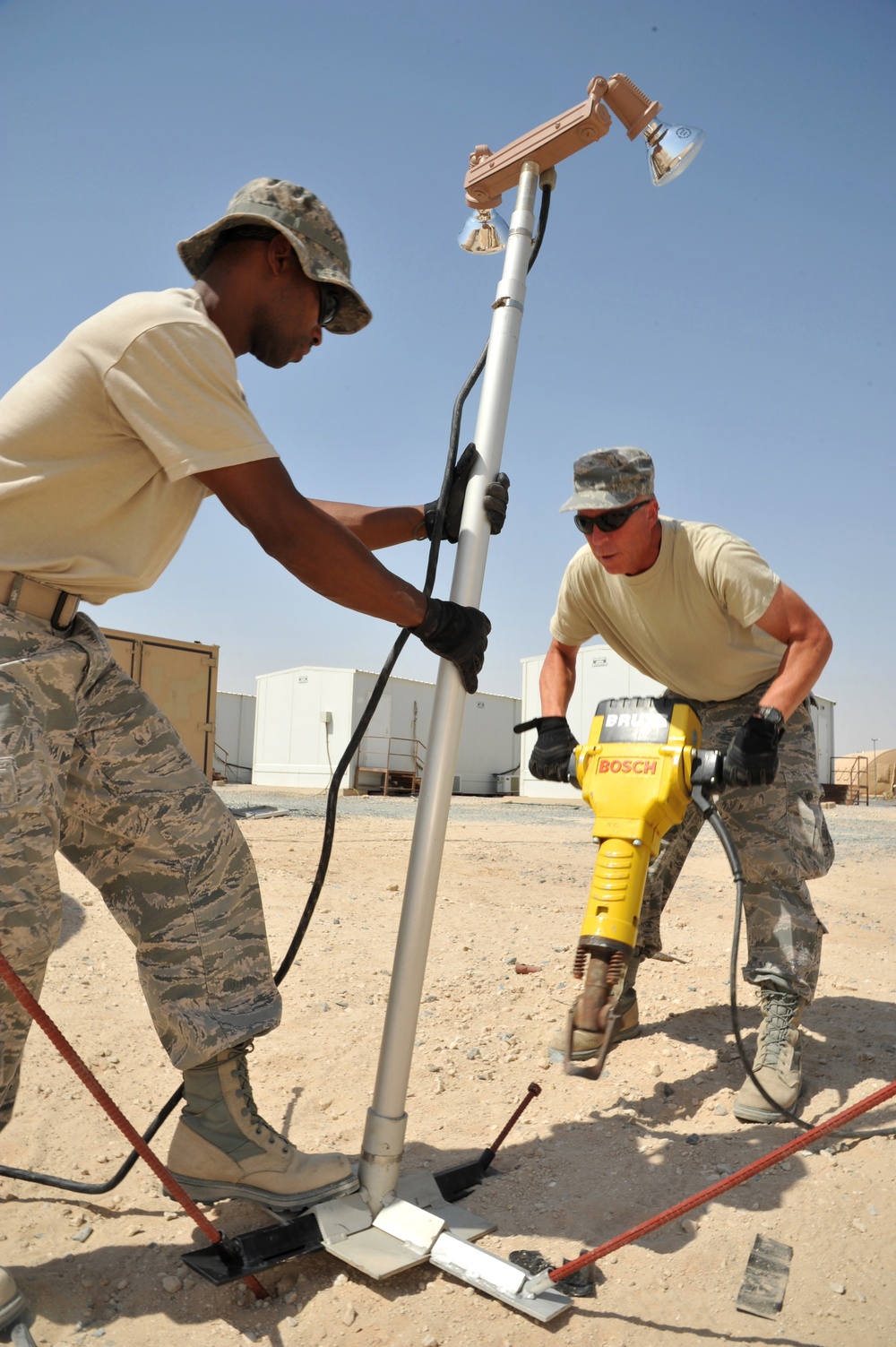 Mission support at a deployed location