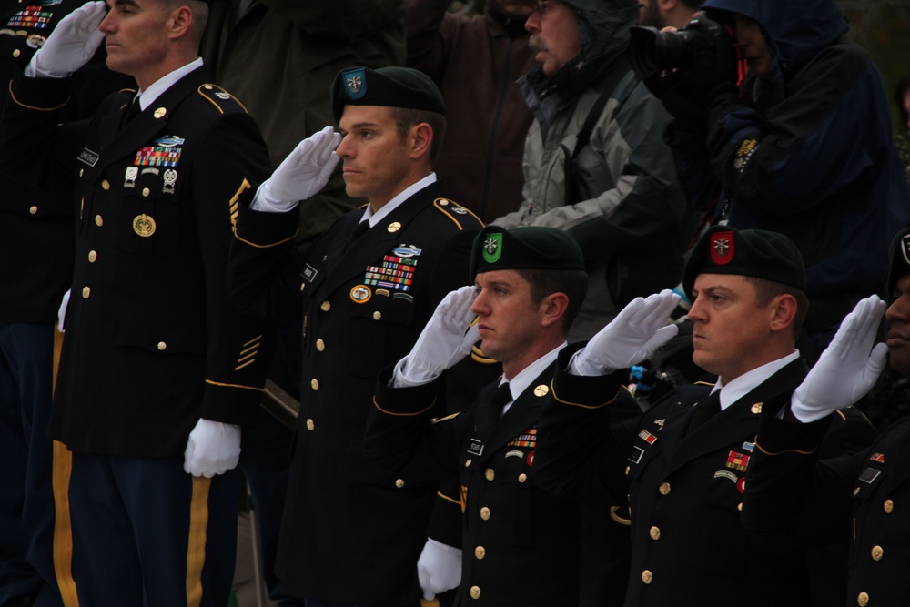 Green Berets standing tall