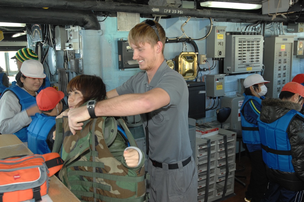 USNS Safeguard visits Onagawa, Japan