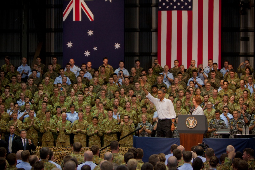 Obama visits Australia