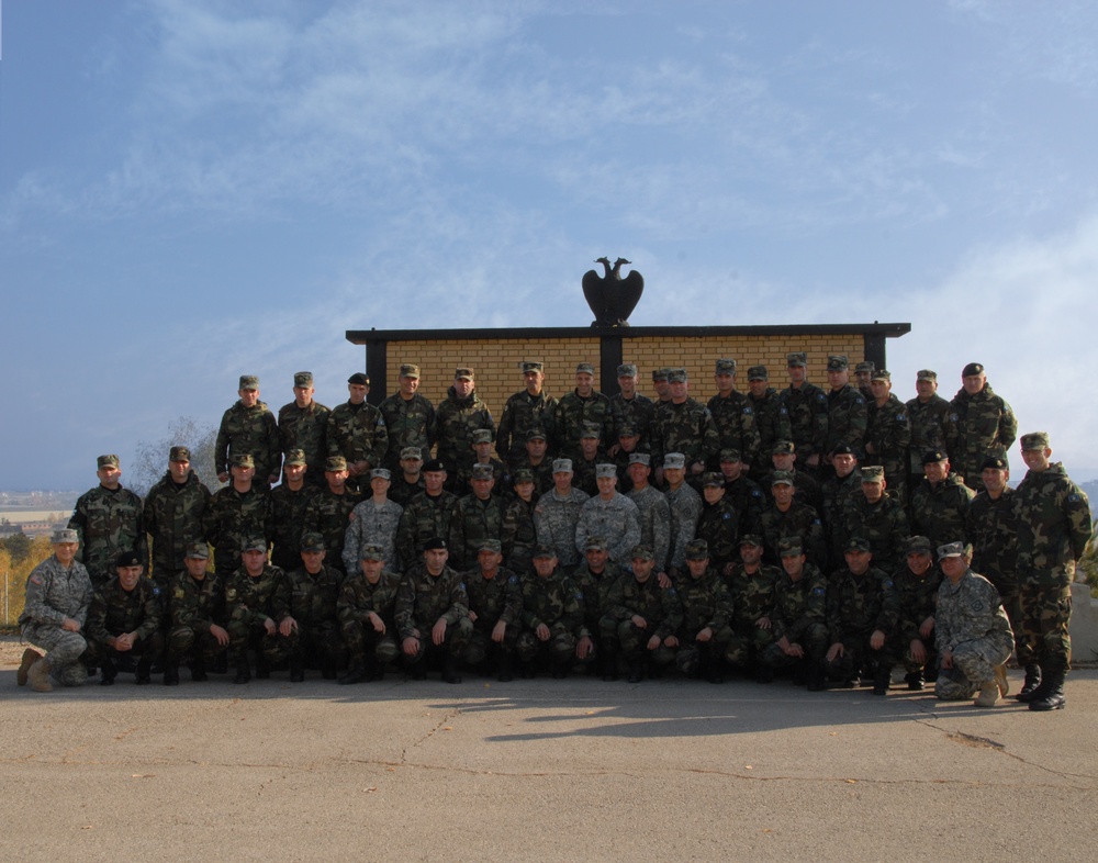 Iowa National Guard team conducts initial course in Kosovo