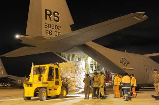 DLA provides blankets, cots for Turkish earthquake victims