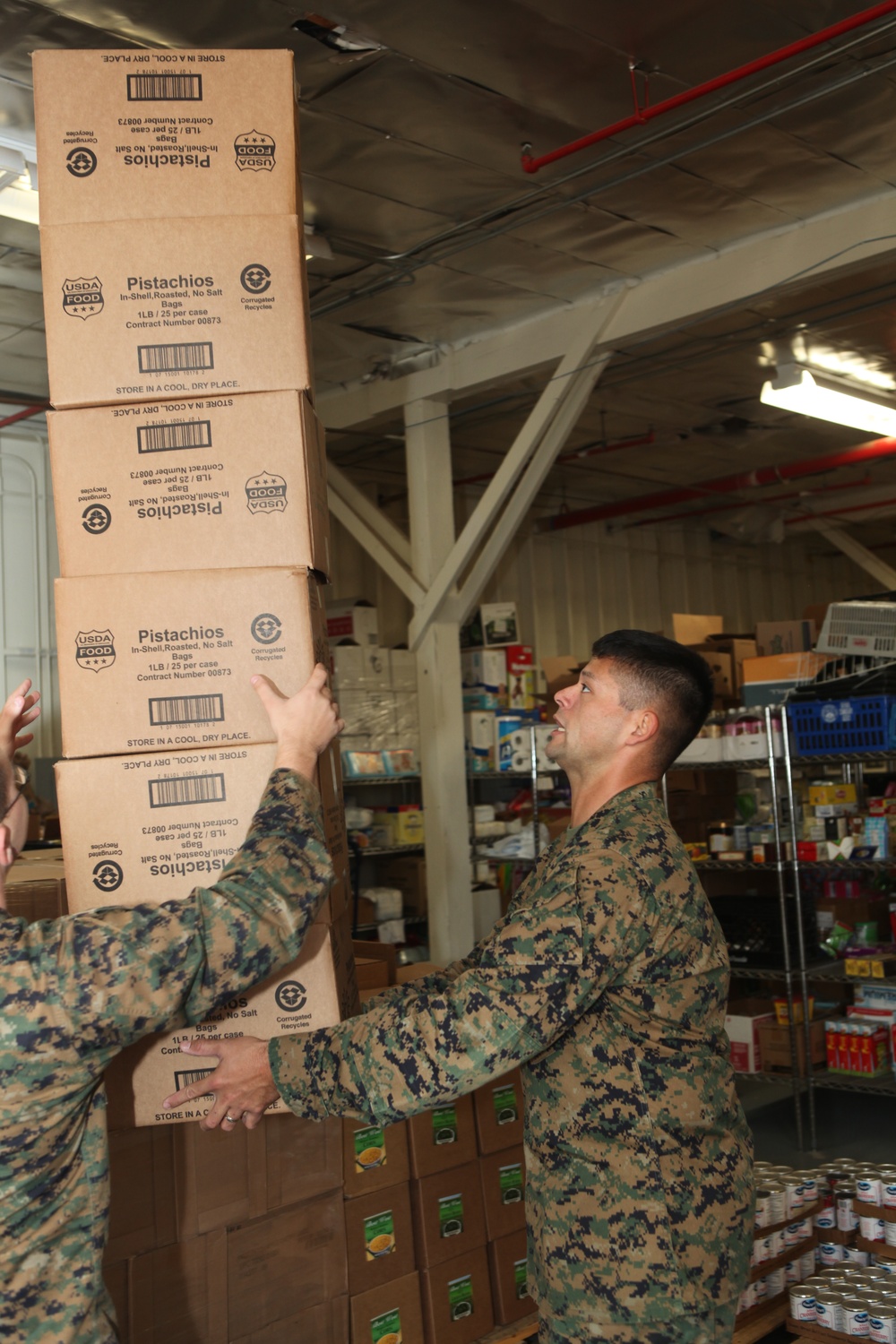 Food locker feeds Marines, sailors Thanksgiving meals