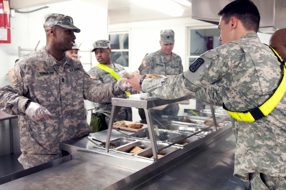 Serving the soldiers