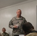 335th Signal Theater Command's CSM Royd Pattersons speaks to the 25th Signal Battalion about resiliency and selfless service