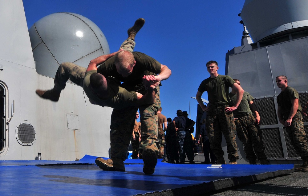 USS Mesa Verde action