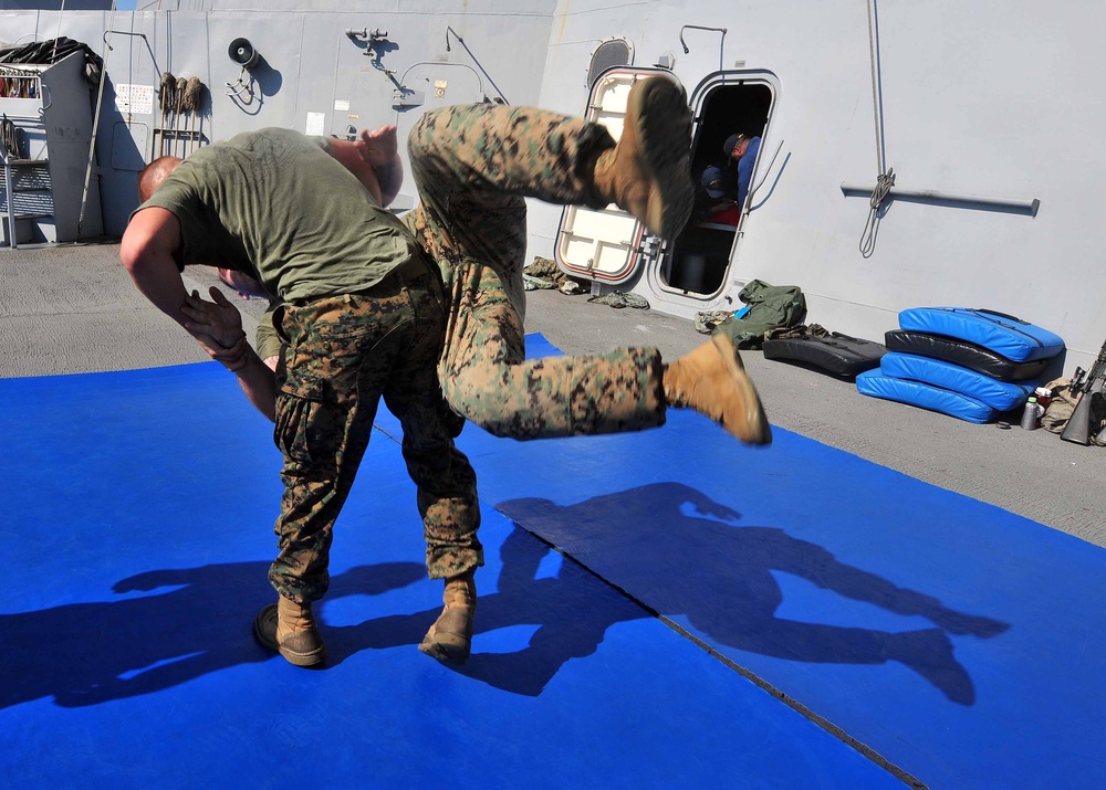 USS Mesa Verde action