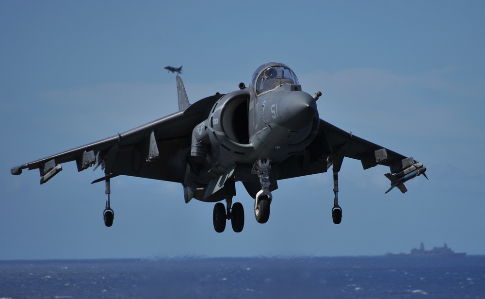 11 MEU's aviation combat element aboard USS Makin Island