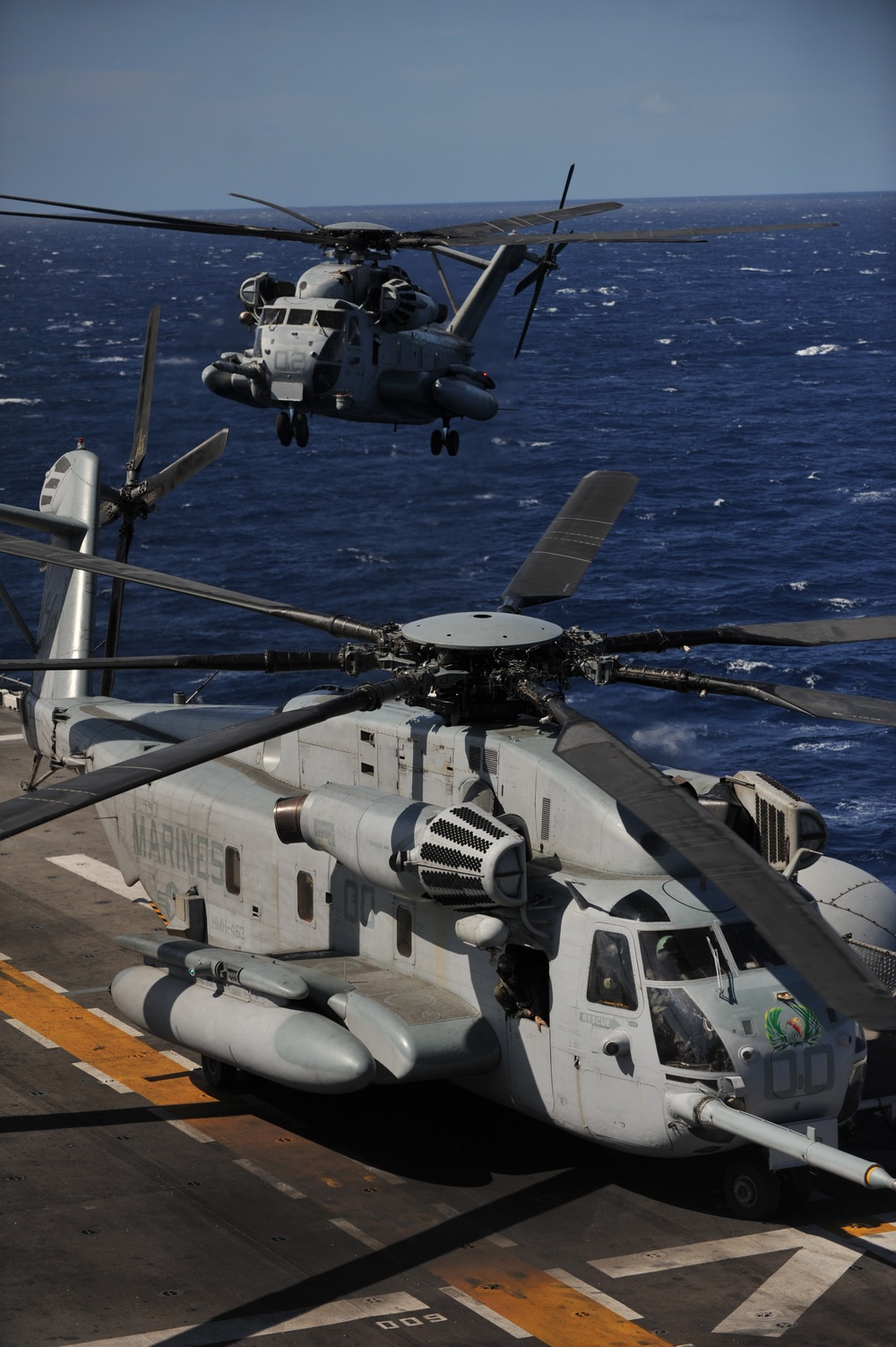 11 MEU's aviation combat element aboard USS Makin Island