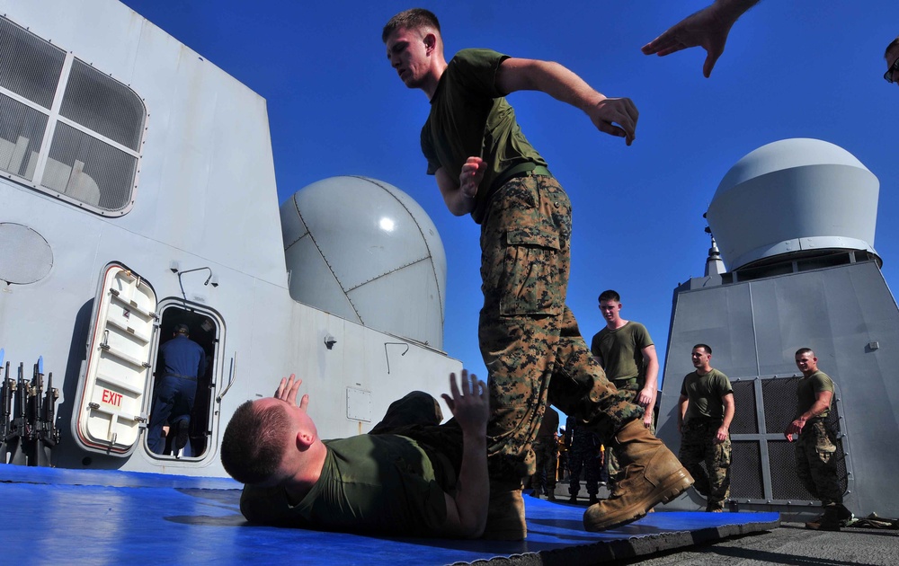 USS Mesa Verde action