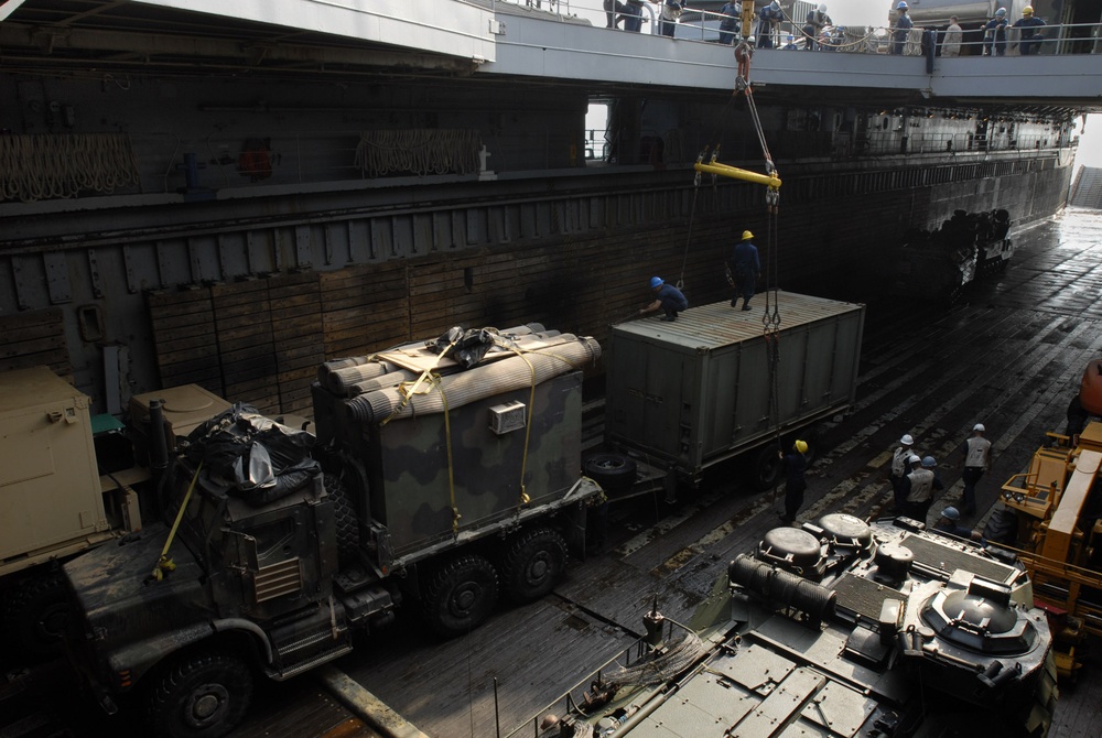 USS Whidbey Island action