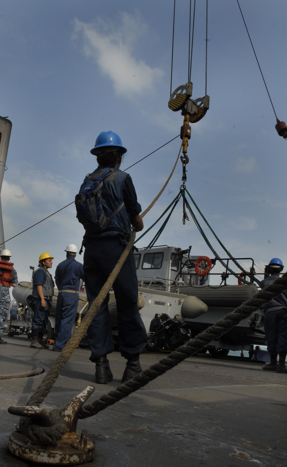 USS Whidbey Island action