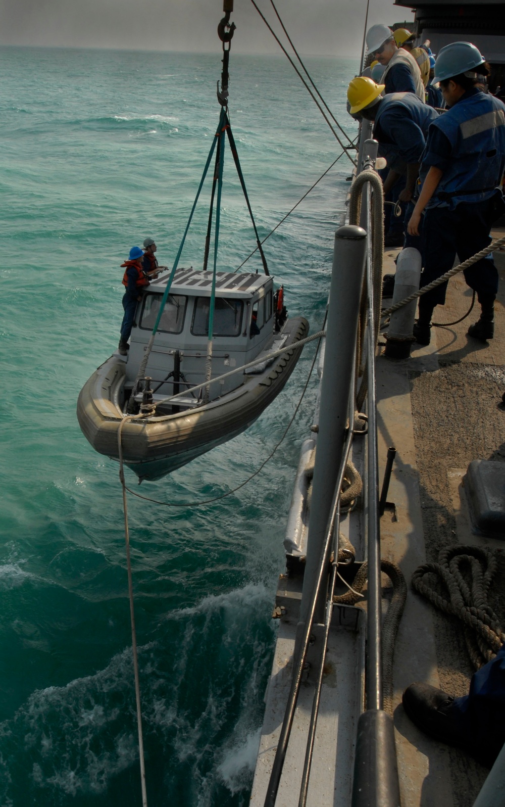 USS Whidbey Island action