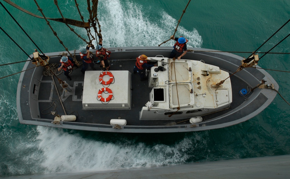 USS Whidbey Island action