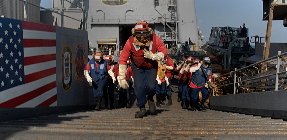 USS Whidbey Island action