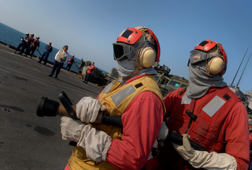 USS Whidbey Island action