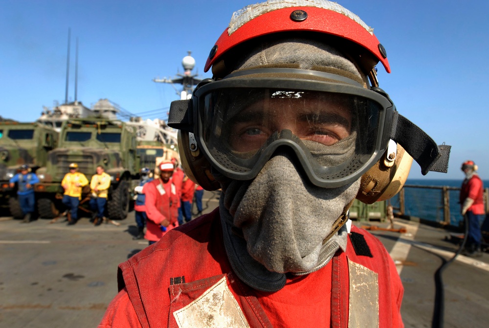 USS Whidbey Island action