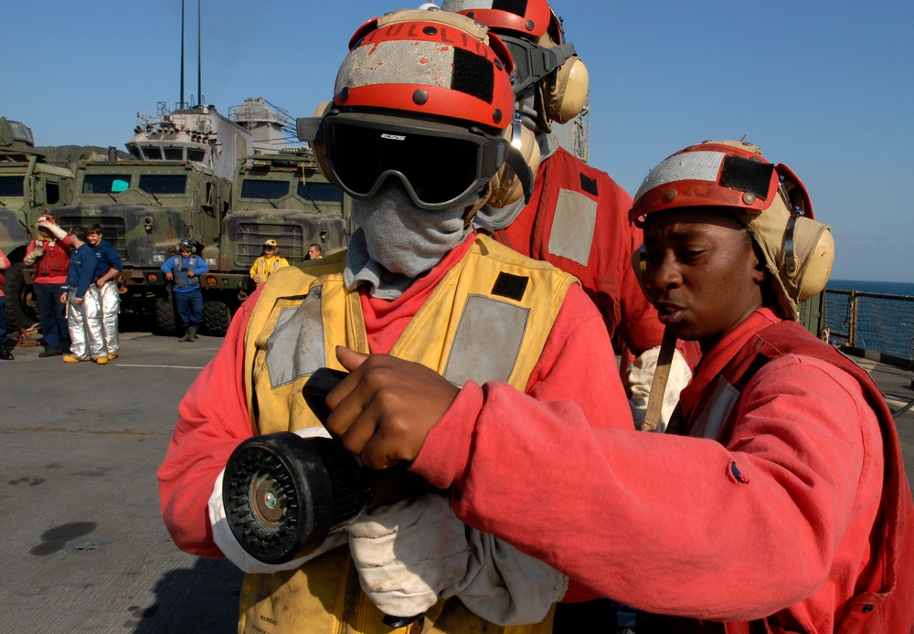 USS Whidbey Island action