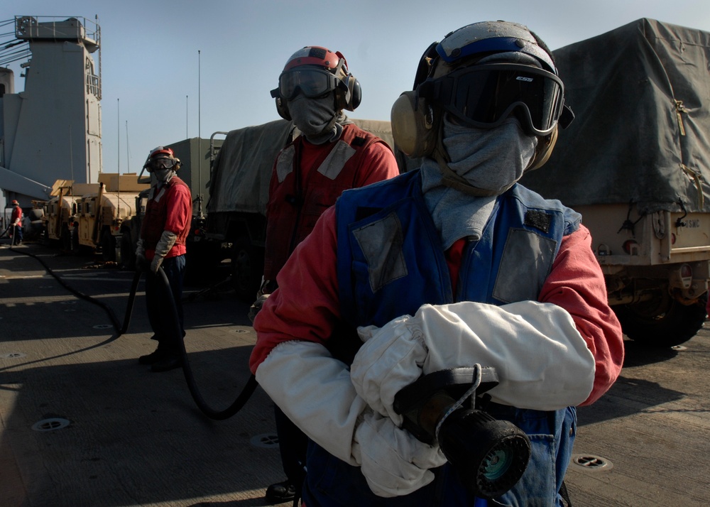 USS Whidbey Island action