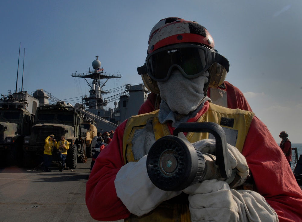 USS Whidbey Island action