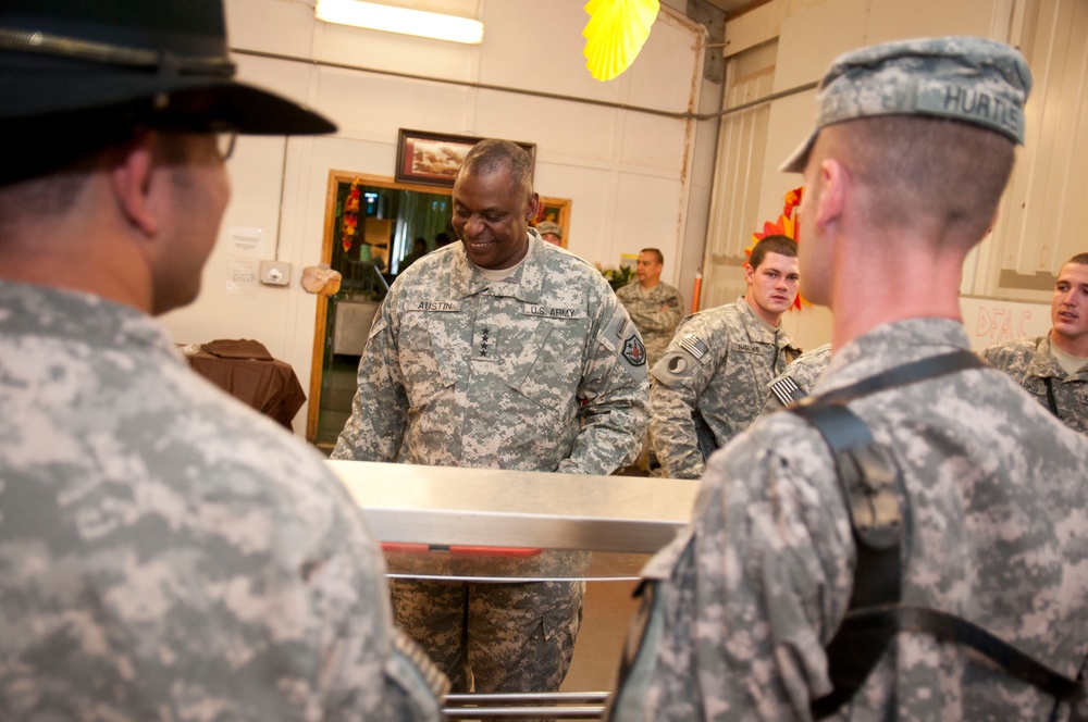 The Final US Forces - Iraq Thanksgiving