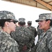 Sgt. Maj. Cynthia Kallberg visits Camp Buehring, Kuwait