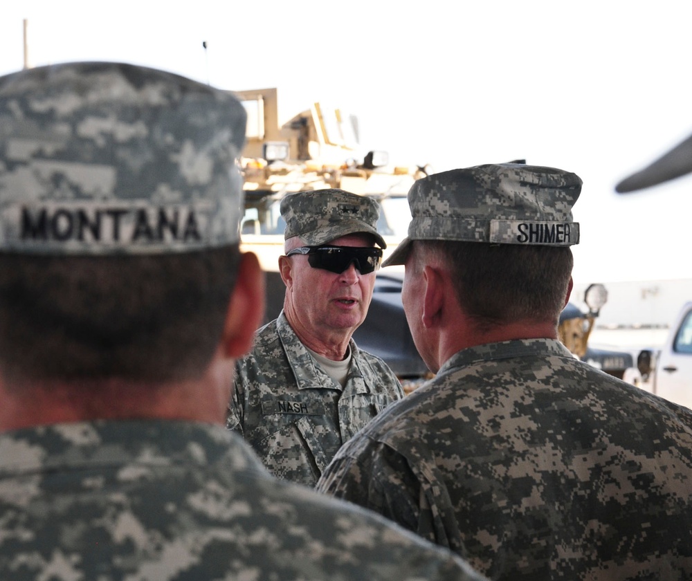 Maj. Gen. Nash visits 1-94 Cavalry