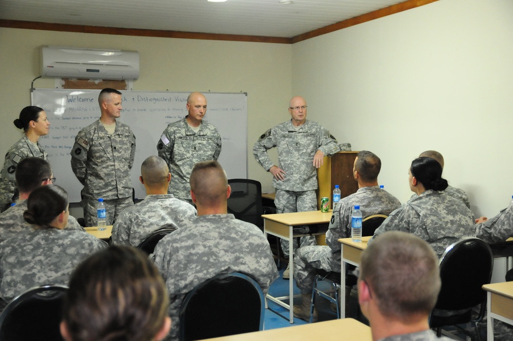 Maj. Gen. Nash visits 134th BSB