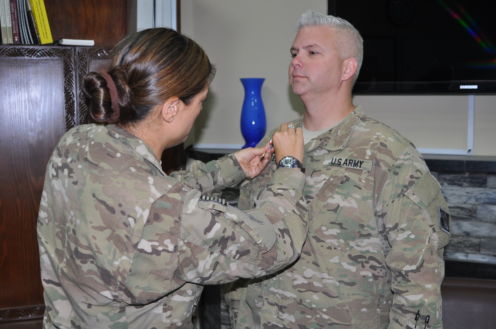 Foster awarded the Joint Service Commendation Medal