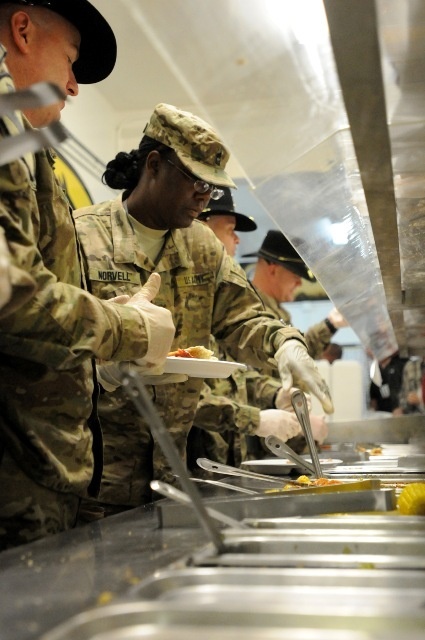 DVIDS - Images - First Team serves up cavalicious Thanksgiving in ...