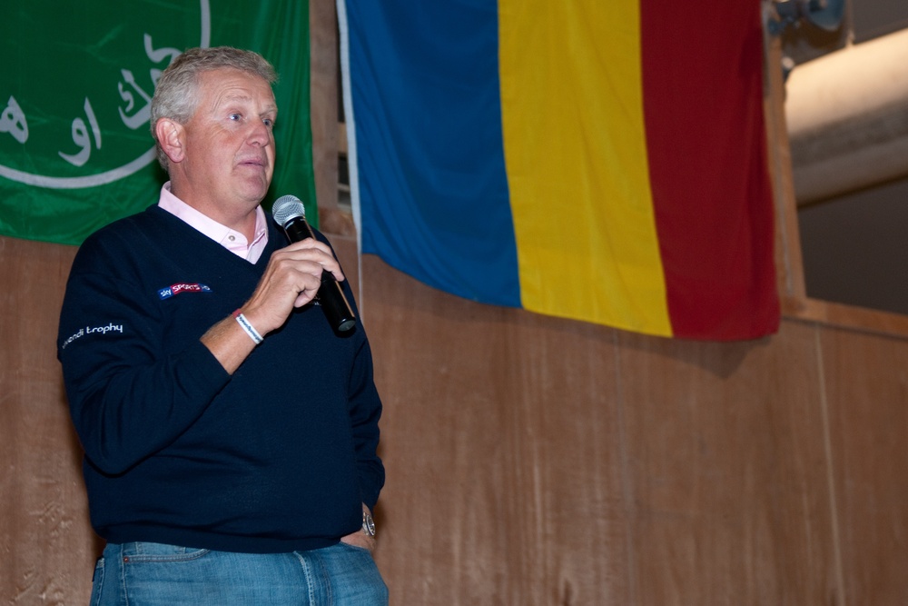 Golf legend Colin Montgomerie visits Kabul