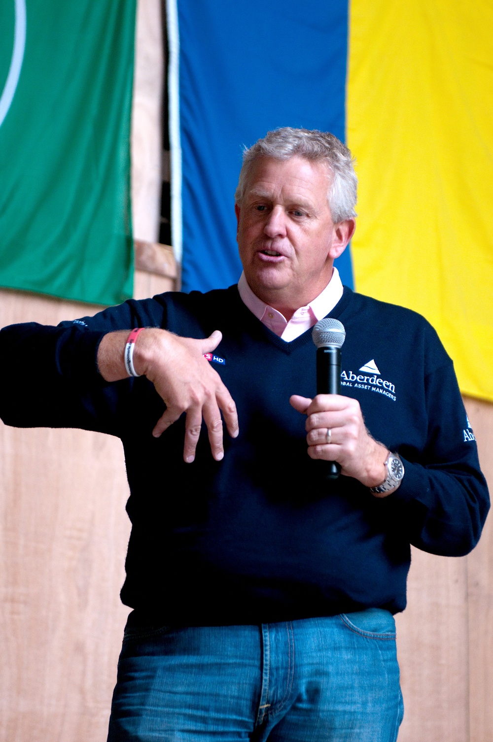Golf legend Colin Montgomerie visits Kabul