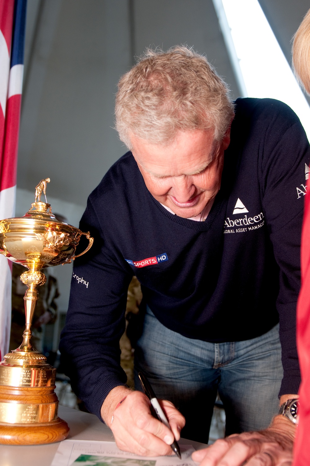 Golf legend Colin Montgomerie visits Kabul