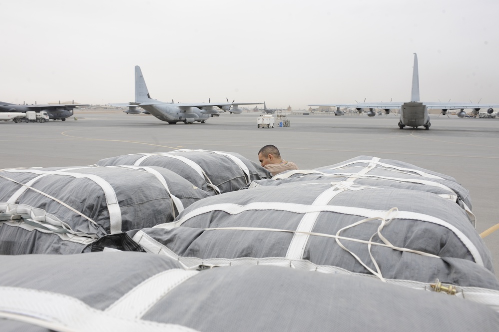 Bundles loaded to C-130J
