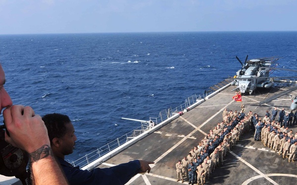 USS Mesa Verde in the Gulf of Aden