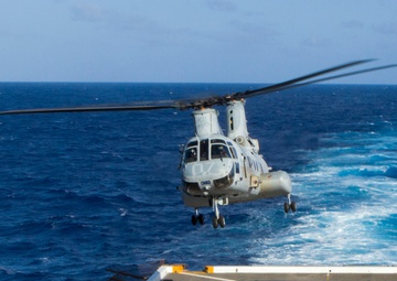 Flight operations aboard USS New Orleans