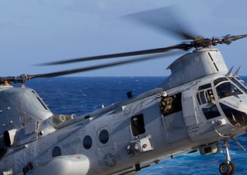 Flight operations aboard USS New Orleans