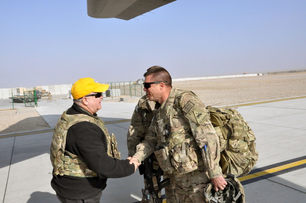 US Army undersecretary visits FOB Shank