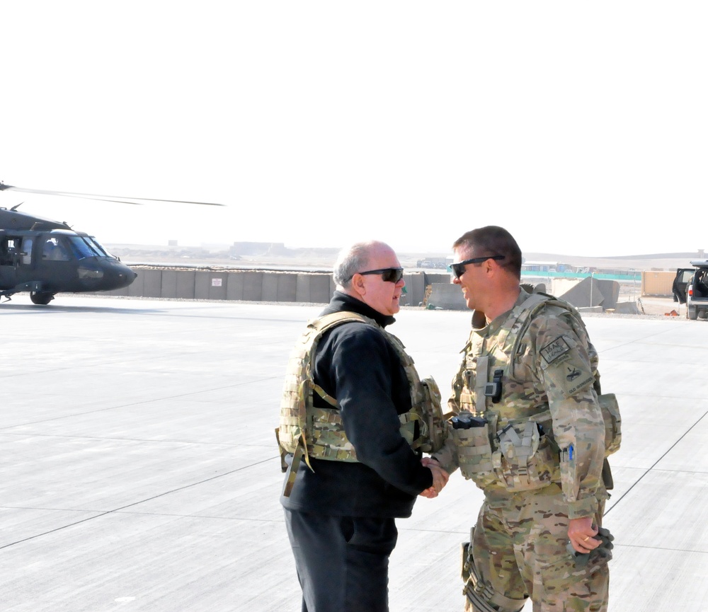 US Army undersecretary visits FOB Shank