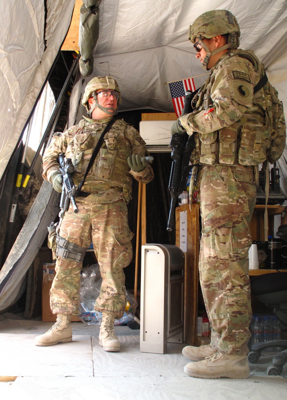 116th senior leaders take control of ECP during holiday celebrations