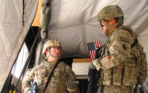 116th senior leaders take control of ECP during holiday celebrations